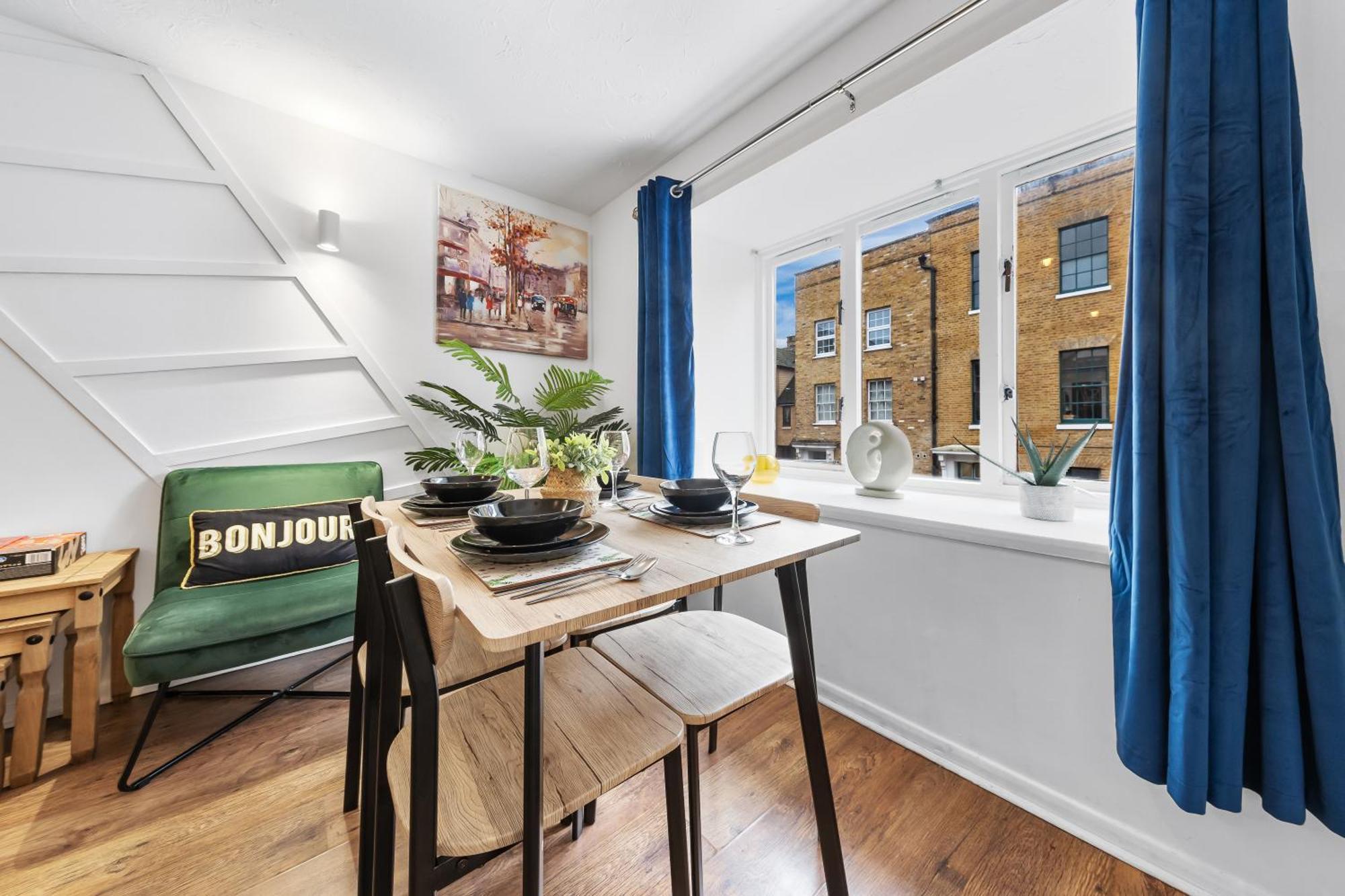Quirky Canary 2Bed, Free Parking, Smart Tv & Games 런던 외부 사진